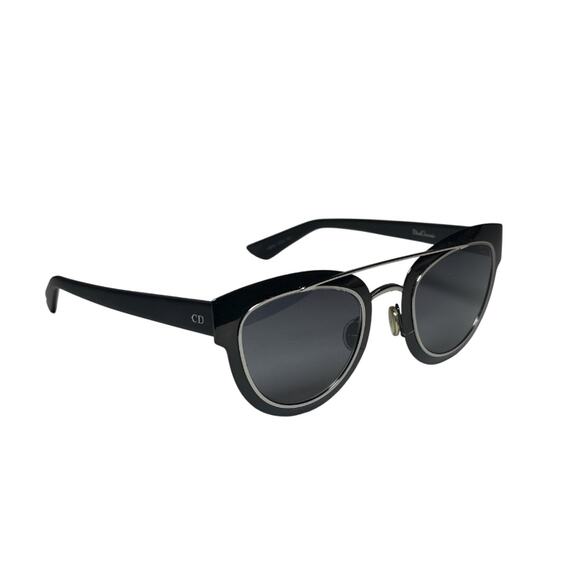 Christian Dior Chromic LMKHD Black Frame Blue Lens Sunglasses 47-23-145